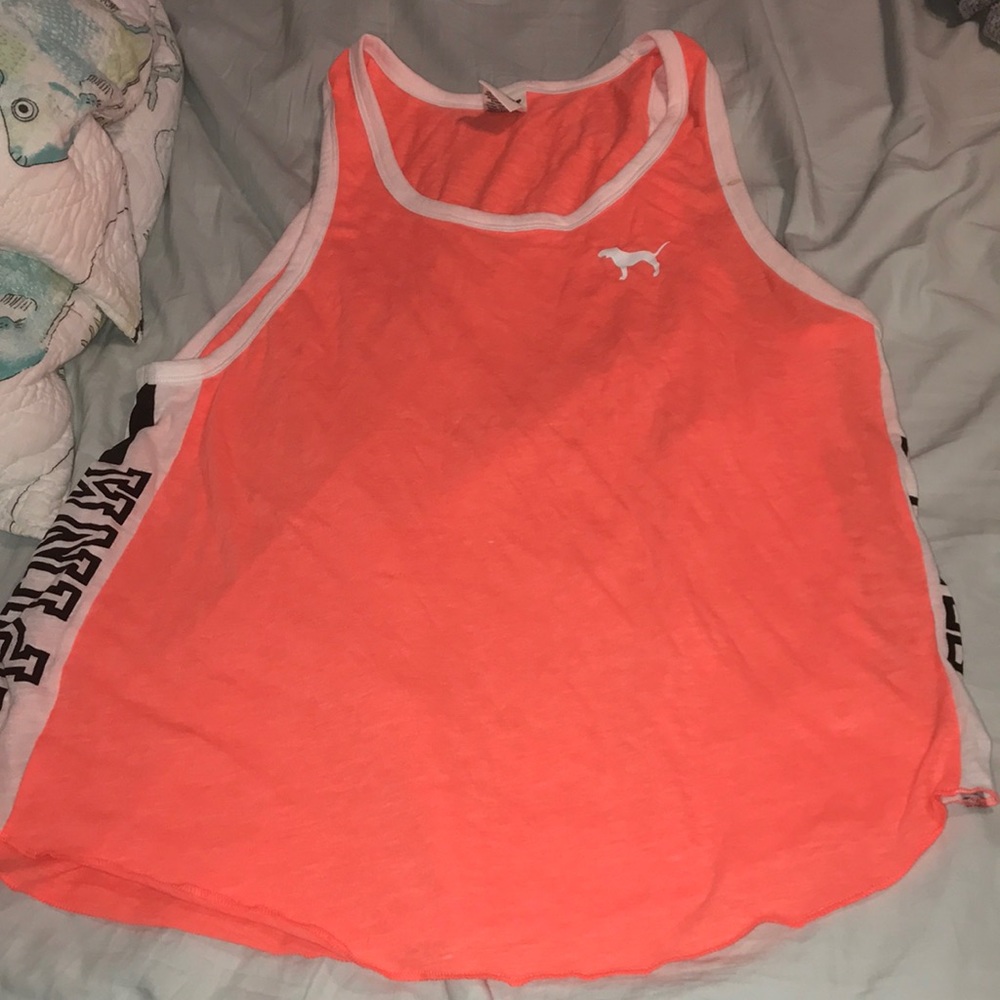 Orange pink tank